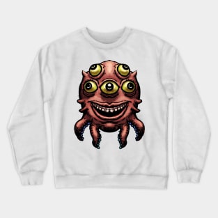 Cute cartoon alien 1 Crewneck Sweatshirt